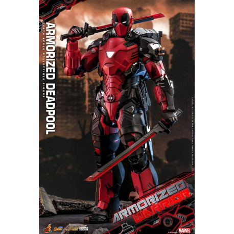 Marvel Comic Masterpiece Figura 1/6 Armorized Deadpool 33 cm