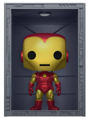 Marvel POP! Deluxe Vinyl Figura Hall of Armor Iron Man Model 4 PX Exclusive 9 cm