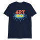 Camiseta Art Attack logo colores