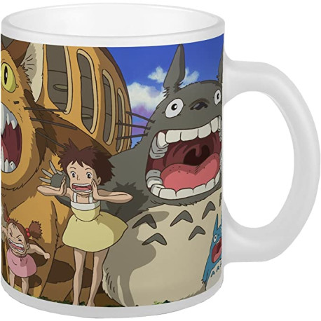 Taza Nekobus y Totoro Mi Vecino Totoro