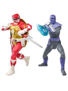 Pack Figuras Power Rangers & Tortugas Ninja Tommy y Rafael