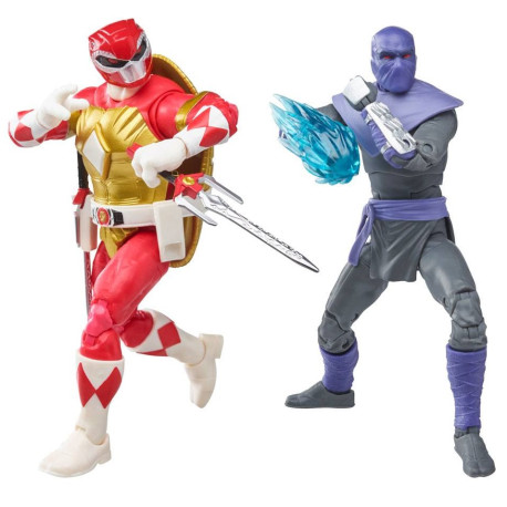 Pack Figuras Power Rangers & Tortugas Ninja Tommy y Rafael