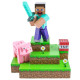 Lampe diorama Steve Minecraft