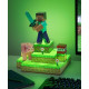 Lampe diorama Steve Minecraft