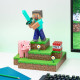 Lampe diorama Steve Minecraft