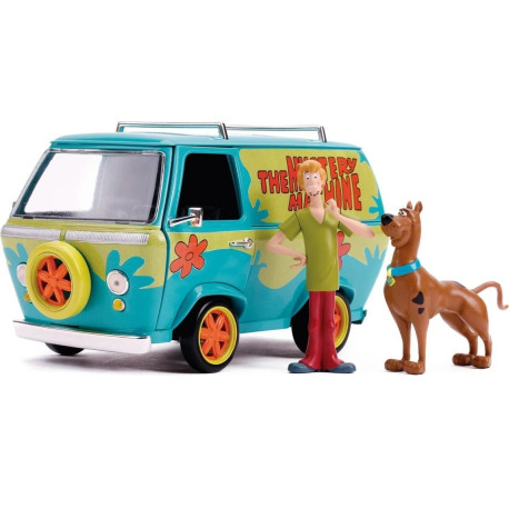 Set figuras Mistery Machine, Shaggy y Scooby Doo 1:24