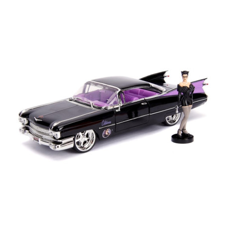 Set figuras Cadillac Coupe DeVille y Catwoman 1:24