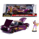 Set figuras Chevy Corvette 1957 y Batgirl 1:24