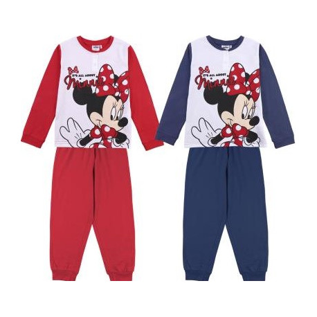 PIJAMA LARGO SINGLE JERSEY ALGODÓN MINNIE