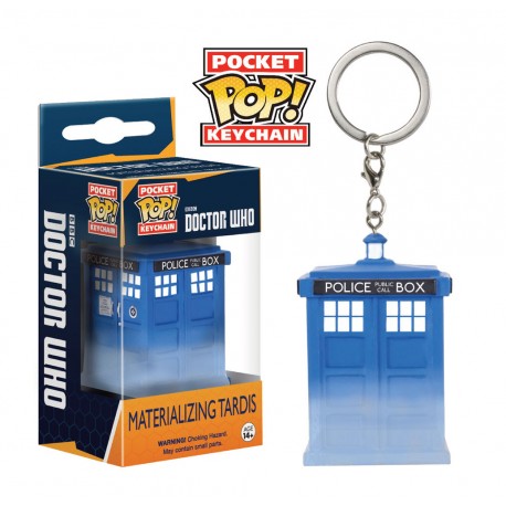 Keychain mini Funko Dr Who Tardis se Matérialiser