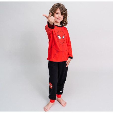 PIJAMA LARGO INTERLOCK SPIDERMAN