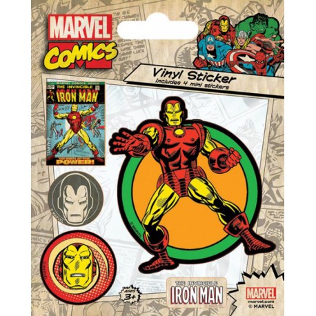 Set Vinyl stickers Iron Man