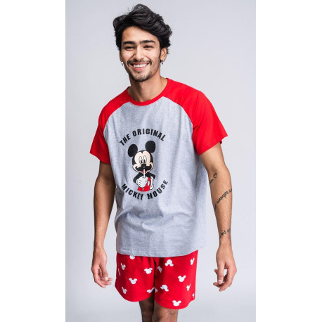 PIJAMA CORTO SINGLE JERSEY PUNTO MICKEY