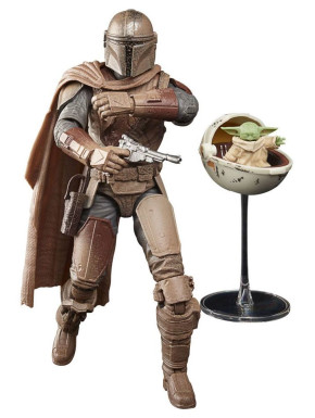 FIGURA STAR WARS THE MANDALORIAN Y GROGU THE CHILD ARVALA-7 SERIE BLACK