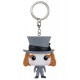 Keychain Mini Funko Pop mad Hatter costume grey