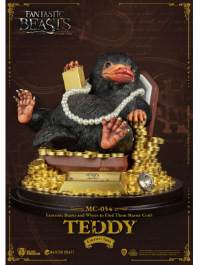 FIGURA MASTER CRAFT HARRY POTTER ANIMALES FANTASTICOS NIFFLER TEDDY