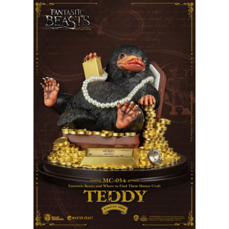 FIGURA MASTER CRAFT HARRY POTTER ANIMALES FANTASTICOS NIFFLER TEDDY