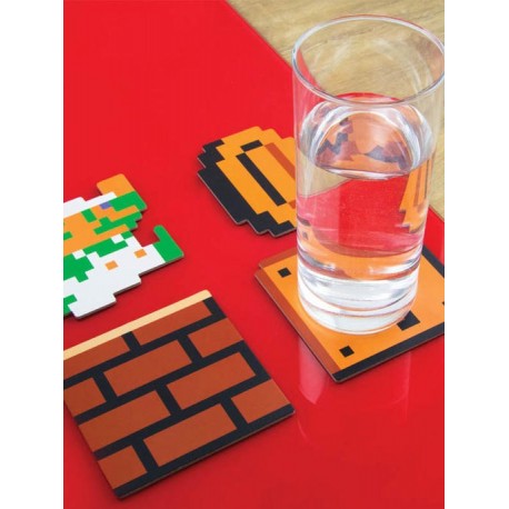 Ensemble de sous-verres Super Mario