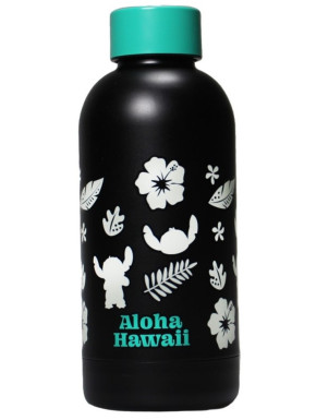 BOTELLA METALICA DISNEY 100 LILO Y STITCH ALOHA HAWAII