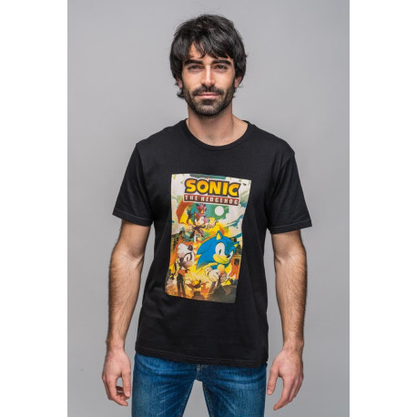 CAMISETA CORTA SINGLE JERSEY RETRO SONIC