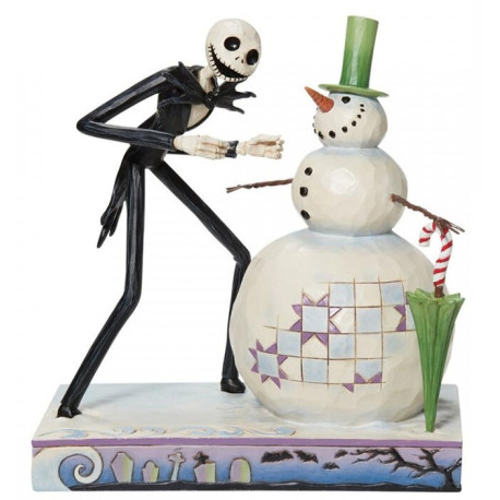 Figura decorativa Jack Descubriendo Muñeco de Nieve