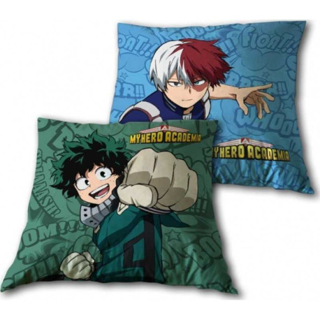 Cojín de 35 cm de Deku y Todoroki My Hero Academia