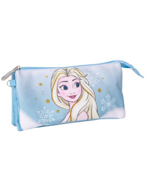 ESTUCHE PORTATODO 3 COMPARTIMENTOS FROZEN