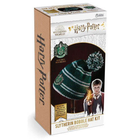 Kit de Costura Gorro Beanie Slytherin Harry Potter