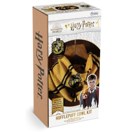 Kit de Costura Bufanda Infinita Hufflepuff Harry Potter