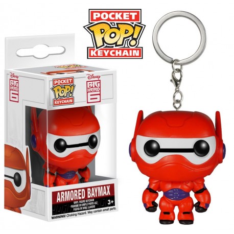 Keychain Pop! Baymax armor