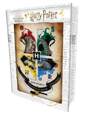Puzzle con lata lenticular Harry Potter 4 Casas Hogwarts