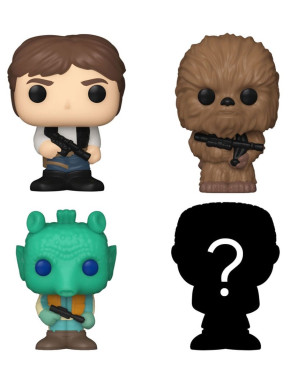 Pack 4 figuritas Bitty Pop! Han Solo Star Wars