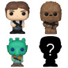 Lot de 4 figurines Bitty Pop ! Han Solo Star Wars