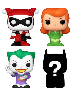 Lot de 4 figurines Bitty Pop ! Harley Quinn DC Comics