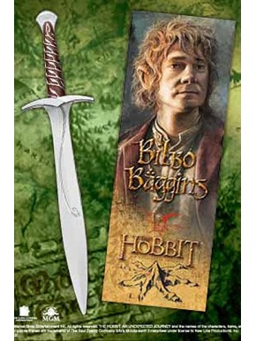 Pen and marcápaginas sword Bilbo