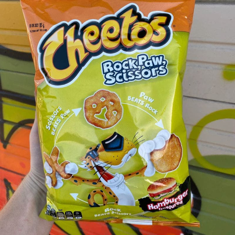 Buy Cheetos Rock Paw Scissors Hamburger Large ( 145g / 5.1oz )