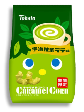 Caramel Corn matcha caramelo Tohato 68gr