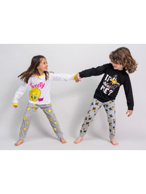PIJAMA LARGO SINGLE JERSEY LOONEY TUNES PIOLIN