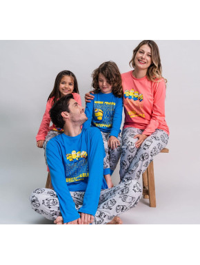 PIJAMA LARGO SINGLE JERSEY MINIONS