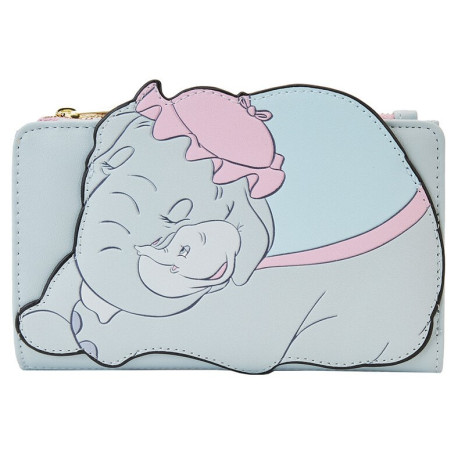 Cartera con cremallera Dumbo Mamá y Bebé
