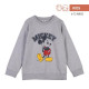 Sweat Mickey gris 4 à 12 ans