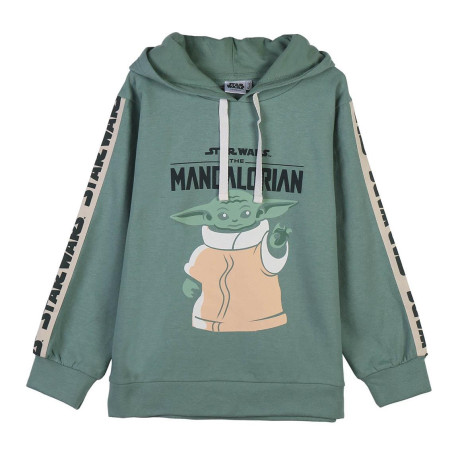 SUDADERA CON CAPUCHA COTTON BRUSHED THE MANDALORIAN