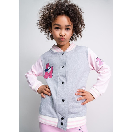 SUDADERA CON CREMALLERA COTTON BRUSHED MINNIE