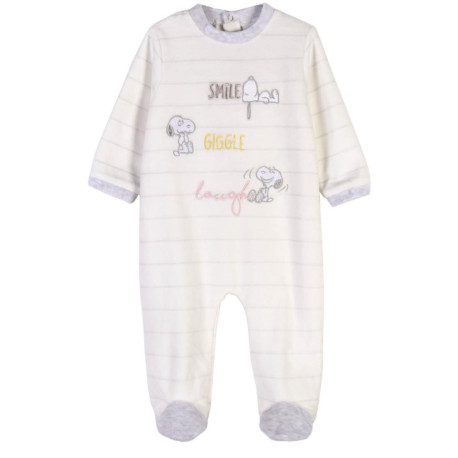 PELELE VELOUR COTTON SNOOPY