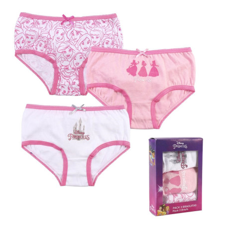 PACK BRAGUITAS SINGLE JERSEY 3 PIEZAS PRINCESS