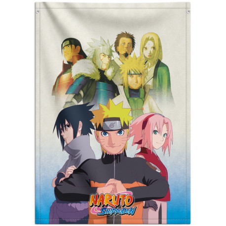Bandera decorativa Generaciones Naruto Shippuden