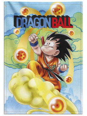 Bandera decorativa Goku niño Dragon Ball