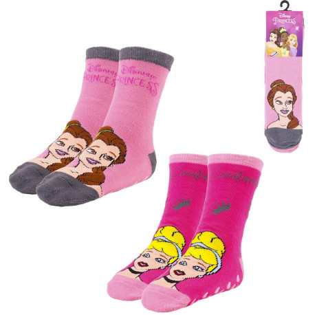 CALCETIN ANTIDESLIZANTE 2 PIEZAS PRINCESS