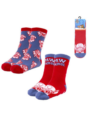 Chaussettes antidérapantes Paw Patrol Canine Patrol 2 pièces