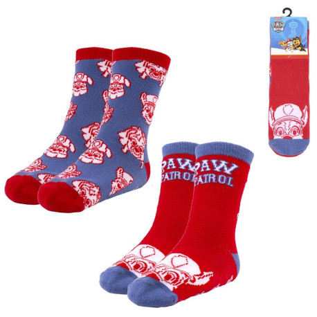 Chaussettes antidérapantes Paw Patrol Canine Patrol 2 pièces